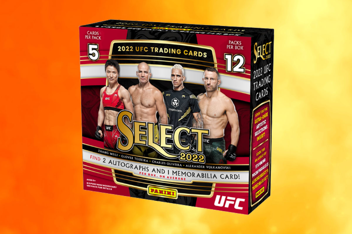 2022 Panini Select UFC Cards Hobby Box Drop Date Announced